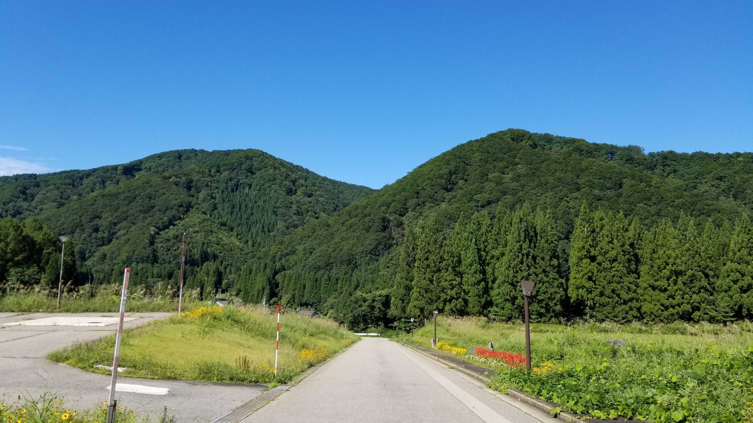 利賀村の大自然の山々