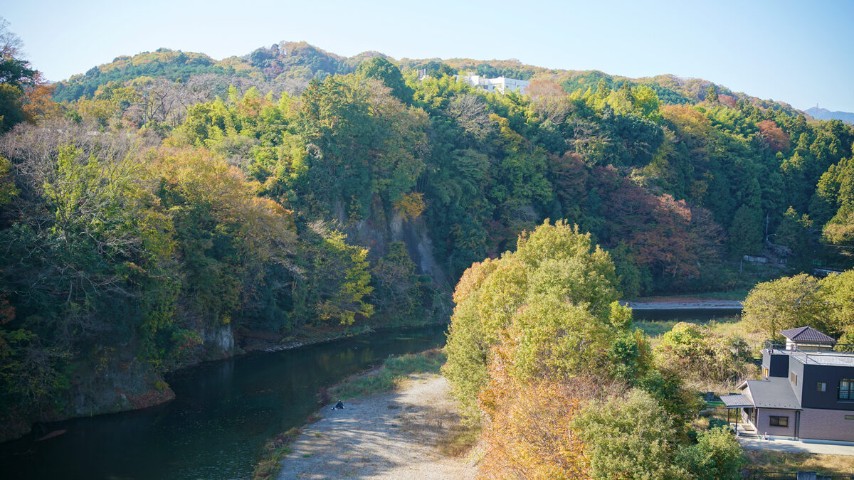 山田大橋から見る秋川渓谷